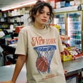 thumbnail image 3 of New York Basketball T-Shirt, Retro NY BBall Streetwear, 3 of 7