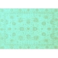 thumbnail image 1 of Ahgly Company Indoor Rectangle Oriental Light Blue Traditional Area Rugs, 5' x 7', 1 of 4