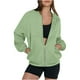 thumbnail image 1 of Chaquetas y abrigos casuales sin capucha de manga larga para mujer, sudaderas extragrandes con cremallera, chaqueta, abrigo, manga larga, informal, otoño, ropa para adolescentes, abrigo para mujer, 1 of 5