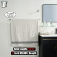 thumbnail image 3 of Double Towel Bar Matte Stainless Steel Bath Towel Rack for Bathroom Towel Holder Wall Mount Total Length TBLPB, 3 of 9