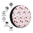 thumbnail image 4 of Honeii Valentine's Day Print Tire Covers, Waterproof Anti-UV Sun Snow Rain Tire Covers for Trailers, RV, Camper, SUV, Truck-16 inch, 4 of 6