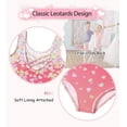 thumbnail image 5 of Lanbubble Girls Gymnastics Leotards Sleeveless Ballet Leotard for Girl Dance Outfit with Skirt Hair Scrunchie 5-9 Years, 5 of 7