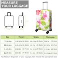 thumbnail image 4 of Stretch Luggage Cover M(22-24in)– Elastic Travel Suitcase Protector with Handle Openings & Bottom Closure, Washable Polyester Spandex Suitcases Cover, Floral Flowers Print, 4 of 5