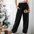 thumbnail image 2 of qolati Womens High Waisted Sweatpants Elastic High Waisted Joggers Casual Loose Sport Pants with Pockets Cinch Bottom Trousers, 2 of 6