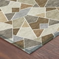 thumbnail image 3 of Addison Rugs Chantille Indoor/Outdoor Transitional Geometric Chocolate Machine Washable Round Rug, 8' x 8', 3 of 8