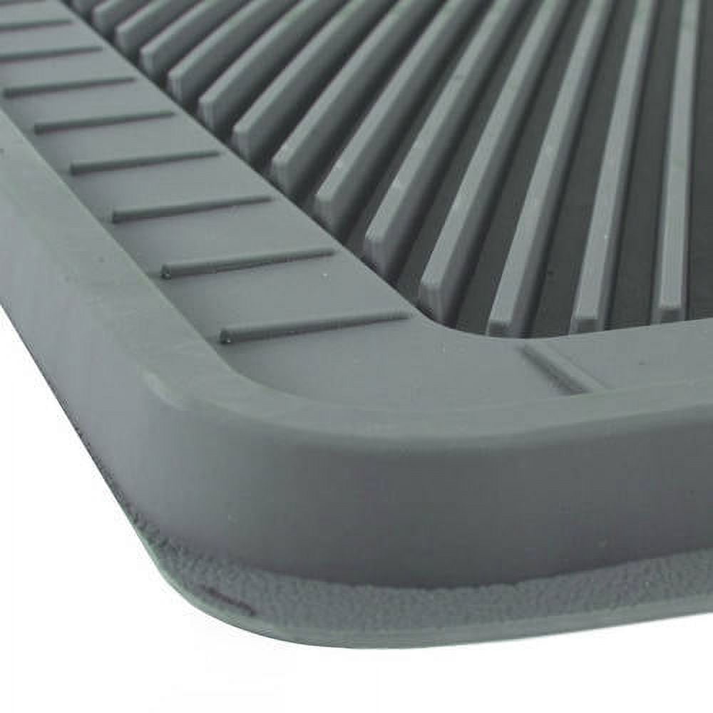 PantsSaver Custom Fit Car Floor Mats for BMW X1 2014, 4 pc, All Weather Protection for vehicles, Heavy Duty Weather Resistant Plastic,Gray