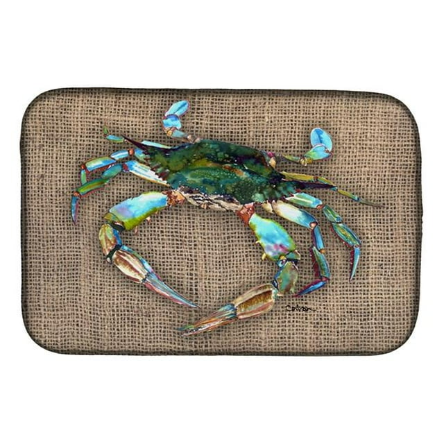 Carolines Treasures 8731DDM Crab Dish Drying Mat
