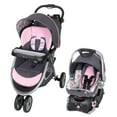 thumbnail image 1 of Baby Trend Skyview Foldable Infant Car Seat Stroller Travel System, Flora Pink, 1 of 10