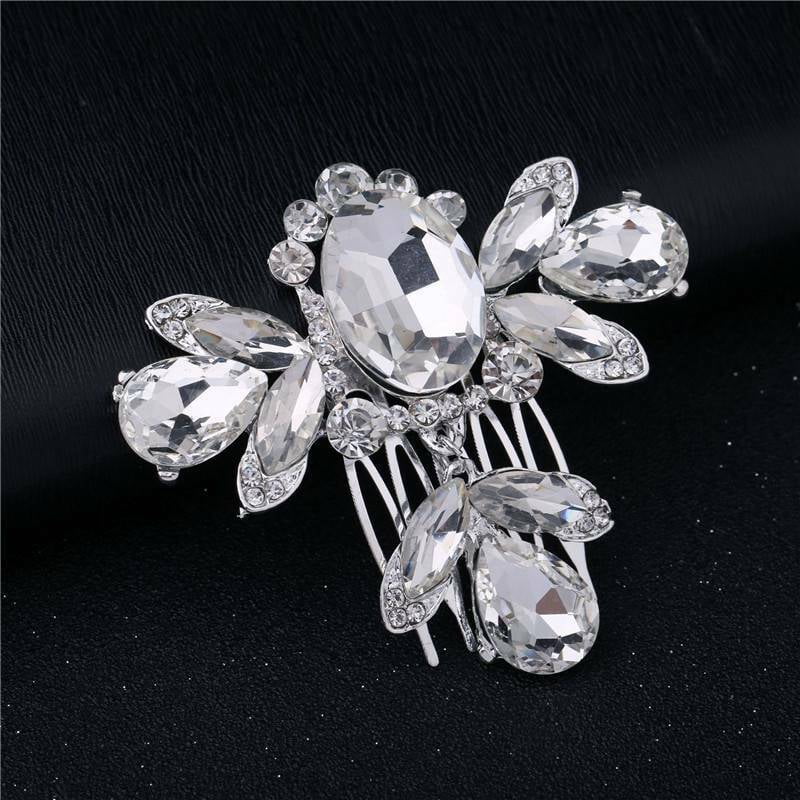 Diamante Pin Clear Acrylic Diamond Shape Head in Silver Oasis Wedding Floristry 