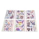 thumbnail image 4 of Tatuajes temporales que brillan en la oscuridad Jadeshay 20 hojas de tatuajes temporales, 4 of 14