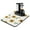 White-216, variant on Coffee Bar Mat with Earthy Design - Quick Drying Absorbent Mat with Heat Resistance, Leak Protection, Artistic Room Accent for Rustic Kitchen & Coffee Bar Setup