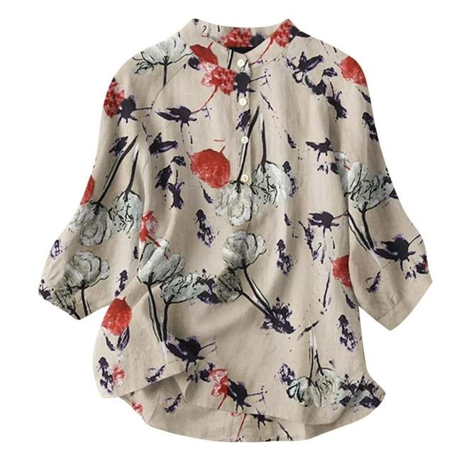 Birdeem T-Shirt Mode Décontracté pour Femmes Manches Courtes Col en V Chandail en Molleton Blouse