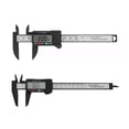 thumbnail image 2 of Vernier Caliper Electric Digital Display Ruler Portable Crafting Woodworking Measuring Caliper Ruler, 0-150mm/0-100mm, 2 of 7
