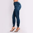 thumbnail image 4 of zuwimk High Waisted Jeans For Women,Womens Super Comfy Stretch Denim 5 Pockets Jeans Blue,3XL, 4 of 5
