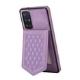 thumbnail image 3 of Mantto Case for Samsung A51 4G, Card Holder Crossbody Neck Strap Lanyard Handbag with Mirror Back for Women PU Leather Flip Case with Credit Card Slot Kickstand for Samsung Galaxy A51 4G, Purple, 3 of 10