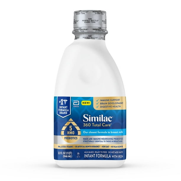 Similac 360 Total Care Infant Formula, ReadytoFeed 32floz Bottle