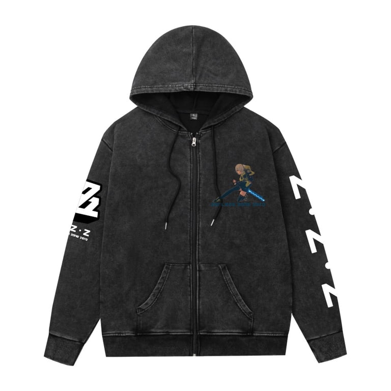 THNCLZX Game Zenless Zone Zero full-zip Hoodies Sweatshirt Funny