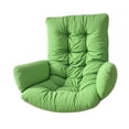 thumbnail image 3 of Cojín para silla tipo huevo con relleno suave, cojín universal para muebles de patio para el ocio. Verde, 3 of 8