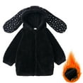 thumbnail image 4 of Little Kids Jacket With Bunny Long Ears Winter Warm Cozy Outerwear Boys Outerwear, 4 of 9