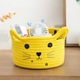 thumbnail image 3 of D Fabric Storage Basket With Handles Large Woven Rope Organizer Bin For Toys Clothes Home Decor Dormitory Desktop Bedroom Living Room Multifunctional Decorative Storage Solution, 3 of 6
