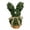 B, variant on Artificial Bunny Rabbit Topiary Mini Potted Fake Plants,Easter UV-Resistant Faux Rabbit Boxwood Decor with Bow,Simulation Boxwood Topiary Plant for Easter Indoor Outdoor Home Porch Decor,B