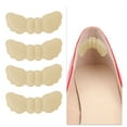 thumbnail image 2 of Unique Bargains 2 Pair Heel Pads Wing-shaped Thin Heel Pads for Shoes Nude, 2 of 6