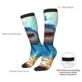 thumbnail image 6 of Fotbe Colorful Underwater Shark print Women's Men's Novelty Crew Socks Cotton Socks Knee High Socks for Walking,Running,Nurses,Pregnancy, 6 of 8