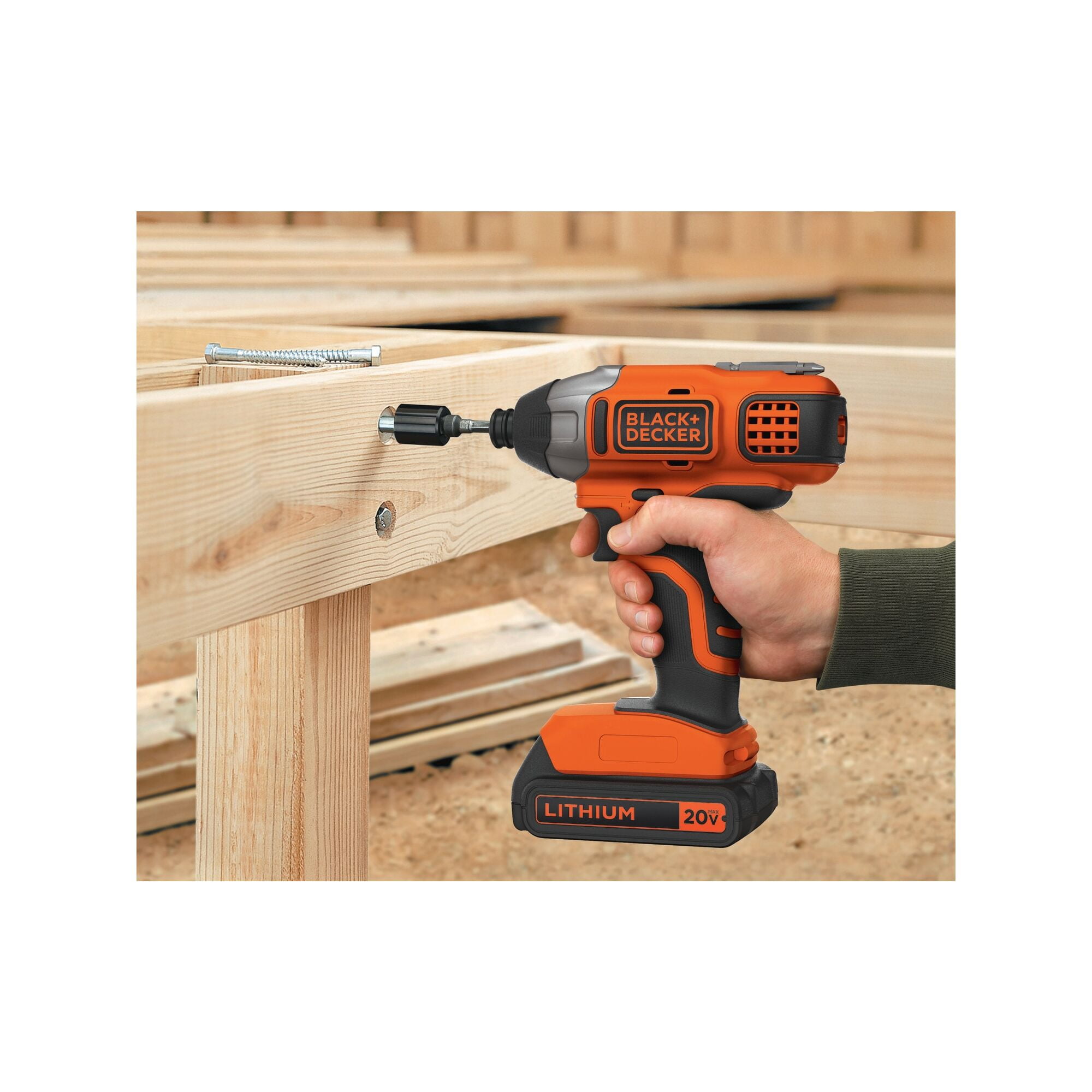 BLACK+DECKER 20V MAX Cordless Drill and Impact Driver, Power Tool Combo Kit  with Battery and Charger (BD2KITCDDI) - Yahoo Shopping