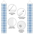 thumbnail image 4 of A Pair Of Decorative Banners 70.9×11.8in Can Be Reused And Easily Installed For Indoor Or Outdoor Or Anywhere Cornflowerblue Checked Hand-Drawn Sketch_2, 4 of 7
