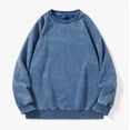thumbnail image 4 of Gamivast Women's Vintage Wash Sweatshirt Crewneck Casual Long Sleeve Pullover Tops Loose Fit Athletic Activewear Fall Winter Y2K Basic Shirts, 4 of 7