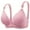 B Pink, variant on Mgmyaa Bras for Women Wirefree Bra Lace Stitching Comfortable and Breathable Gathered Adjustable Bra Underwear
