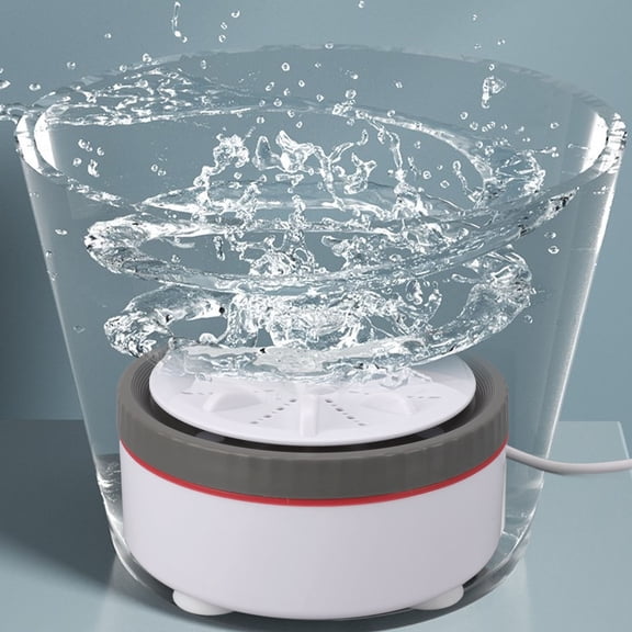 Portable Turbo Washer, USB Powered, Timed Adjustable Speed, Ideal For Travel Small Loads