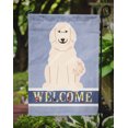 thumbnail image 3 of Carolines Treasures BB5664GF Great Pyrenese Welcome Garden Size Flag, 3 of 3
