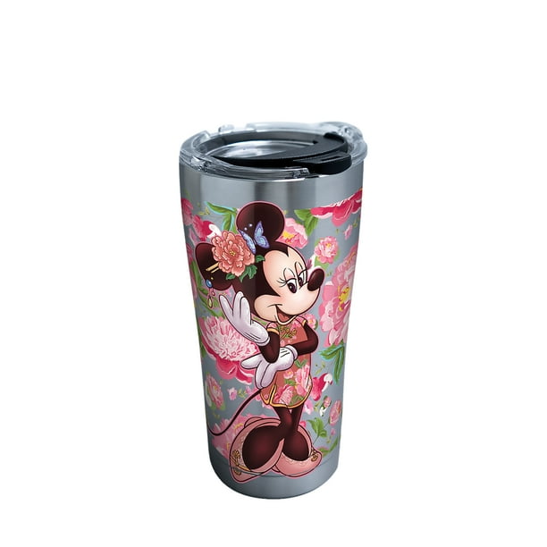 Disney Minnie Mouse Floral 20 oz Stainless Steel Tumbler with lid