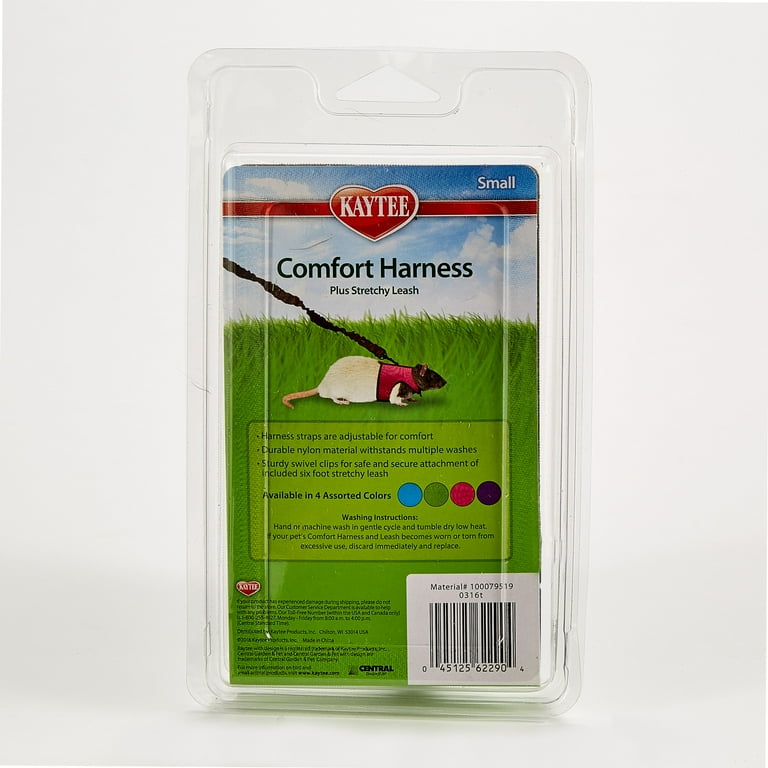 Kaytee Comfort Walking Harness and Stretch Leash Harness for Ferrets Small Animals Walmart