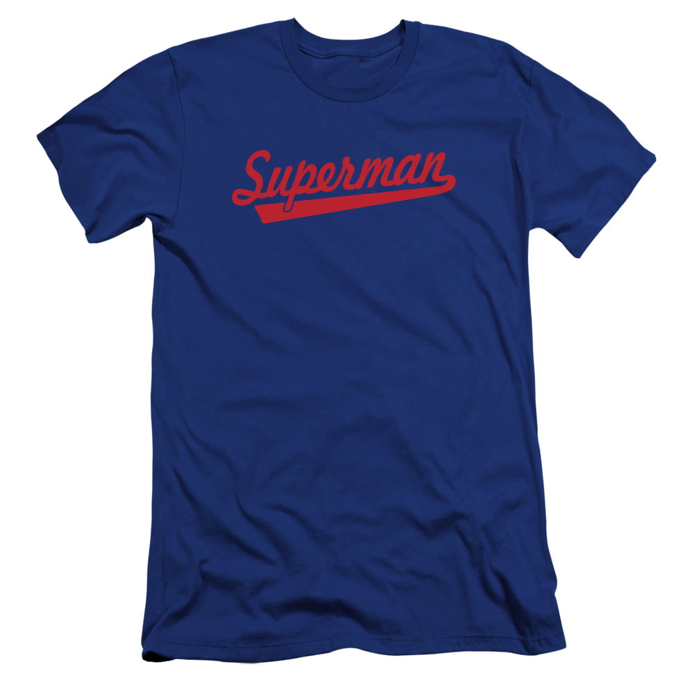 Superman S Tail Premium Adult Slim Fit T-Shirt