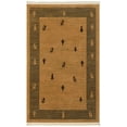 thumbnail image 2 of Rugs.com Kashkuli Gabbeh Collection Rug – 3' 3 x 5' 3 Tan Medium Rug Perfect For Entryways, Kitchens, Breakfast Nooks, Accent Pieces, 2 of 9