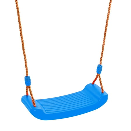 Durable & Lightweight Plastic Swing Seat, Non Slip Tree Swing Set with Adjustable Rope 