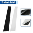 thumbnail image 6 of Unique Bargains 1 Set Car Door Window Pillar Posts Cover Trim Exterior Anti-Scratch Stickers for Dodge Charger 2011-2021 Bright Black, 6 of 6