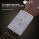 thumbnail image 1 of Accesorios de guitarra, 2 piezas, medidor de acción de cuerdas, herramientas de medición de guitarra, regla de calibre de guitarra, elegante y moderna, 1 of 9