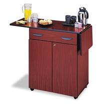 Scranton & Co Hospitality Service Cart in Mahogany