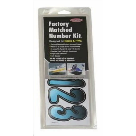 Hardline Products  BJBKG200; Registration Kit Baby Blue/Blk