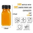 thumbnail image 2 of Botellas TOMNK, 105 unidades, 120 ml, reutilizables, con tapas, etiquetas y embudo, 2 of 7