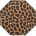 thumbnail image 2 of Furnish My Place Giraffe Tall Order Area Rug, Animal Print Area Rug, Pet-Friendly Rug, Baby Nursery Mat, Indoor Area Rug, Perfect for Living Room, Playroom, 3' Octagon - Set of 5, 2 of 5