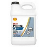 Rotella Motor Oil, Conventional, 15W-40, Bottle, 2.5 Gal.