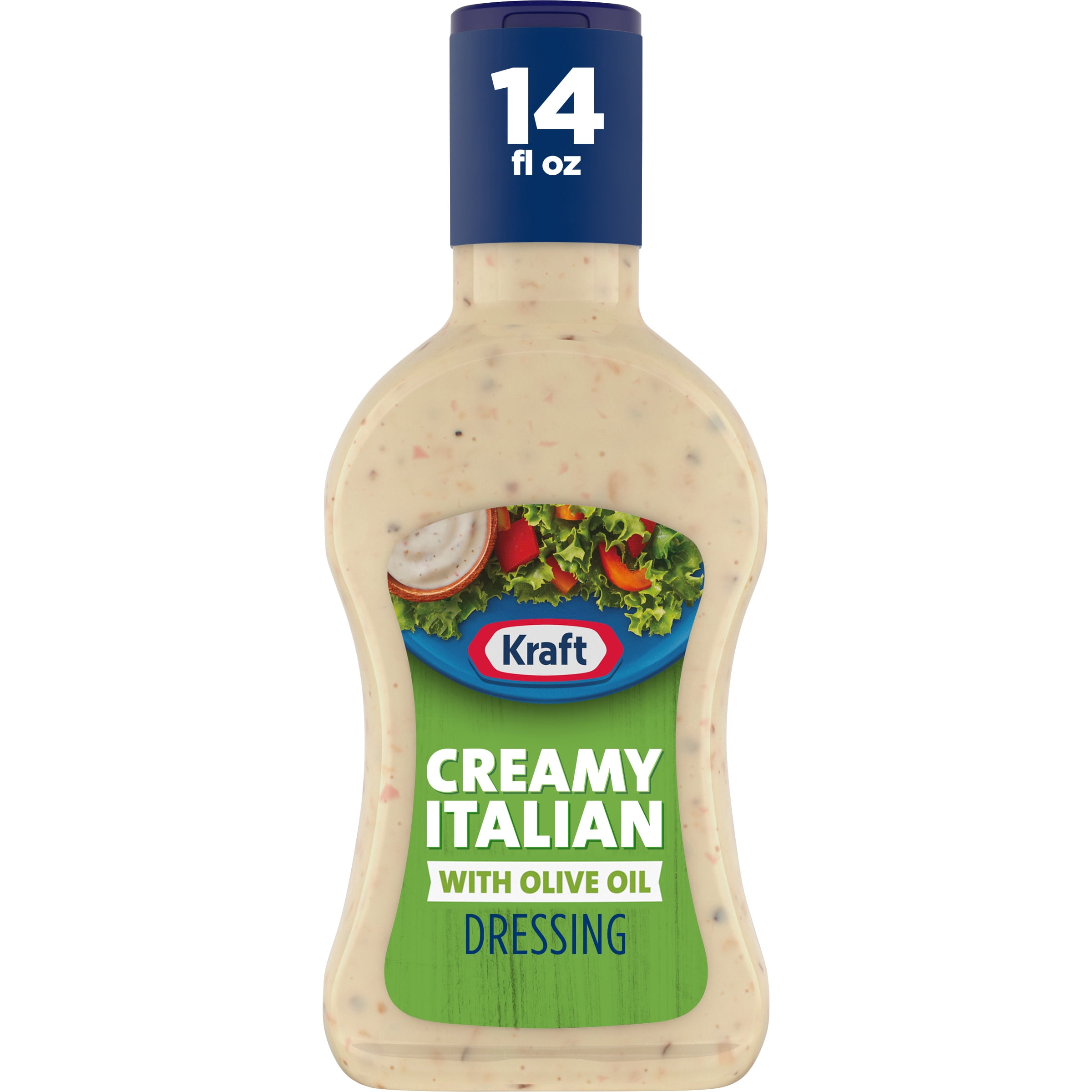 Kraft Creamy Italian Salad Dressing With Olive Oil 14 Fl Oz Bottle kraft-deluxe-salad-dressing-ultimate-italian-shop-salad-dressings