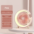thumbnail image 4 of KTTECTOA LED Light Small Fan Silent Desktop Desktop Five-speed Built-in Fresh Photo Fan Clearance Decor Canada Days Home Essentials Home Decor, 4 of 8