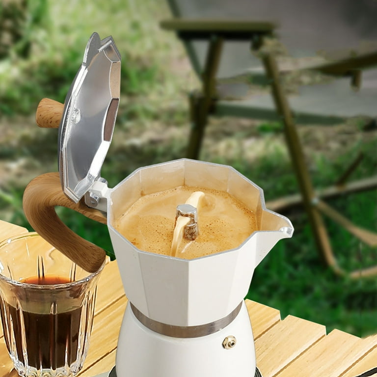SSKDBFJG Single Valve Moka Pot Espresso Small Coffee Pot for Gas