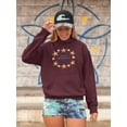thumbnail image 2 of Buon Ferragosto Starfish Wreath Hoodie Women -Image by Shutterstock, Female Small, 2 of 4