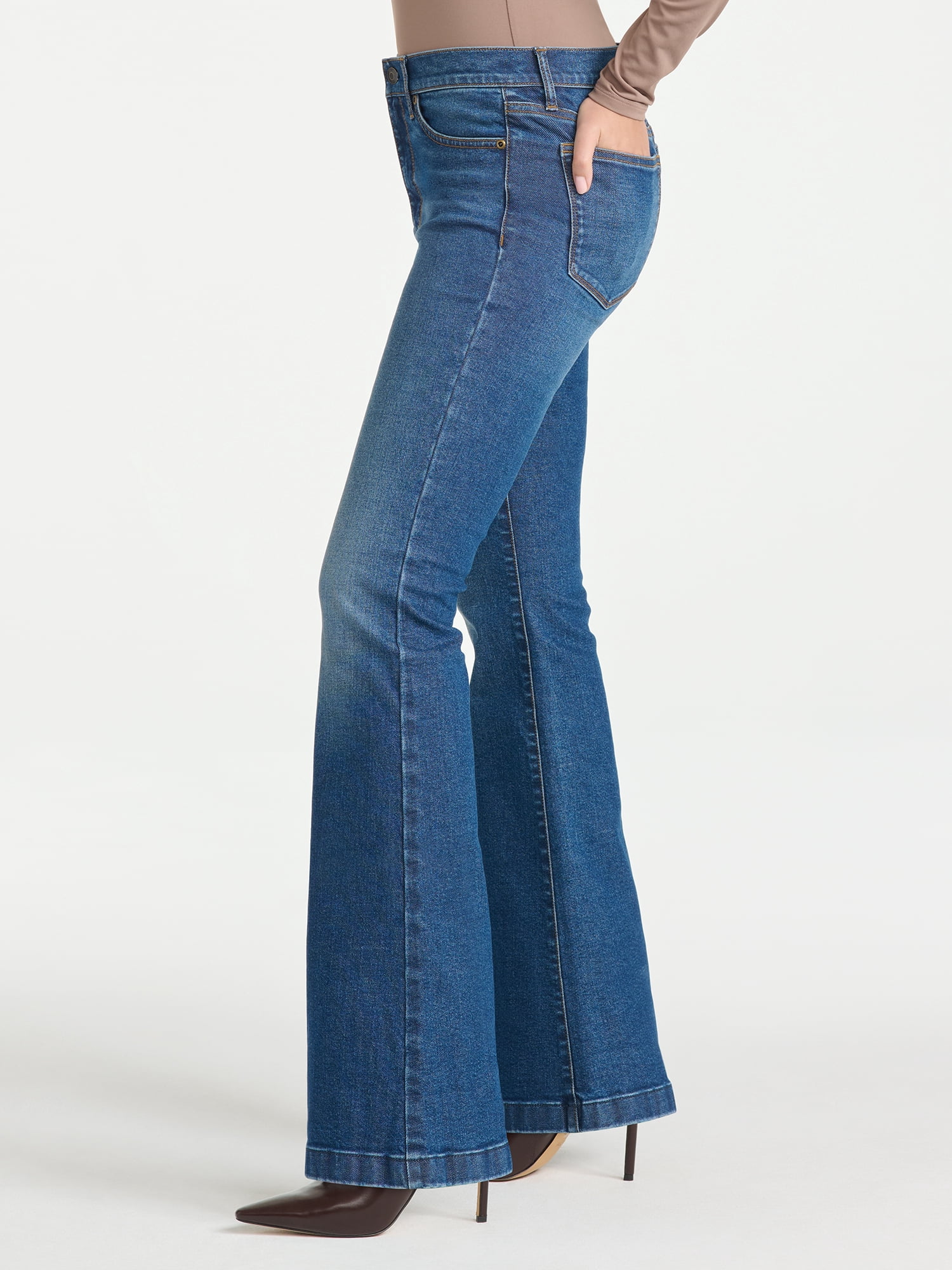 Sofia Vergara Women's Plus Size Melissa High Rise Flare Sizes 14W-26W